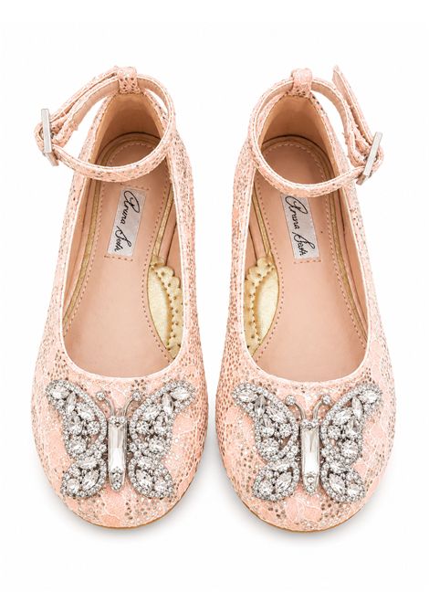 Ballerine con cinturino ARUNA SETH KIDS | AS76PINK GOLD